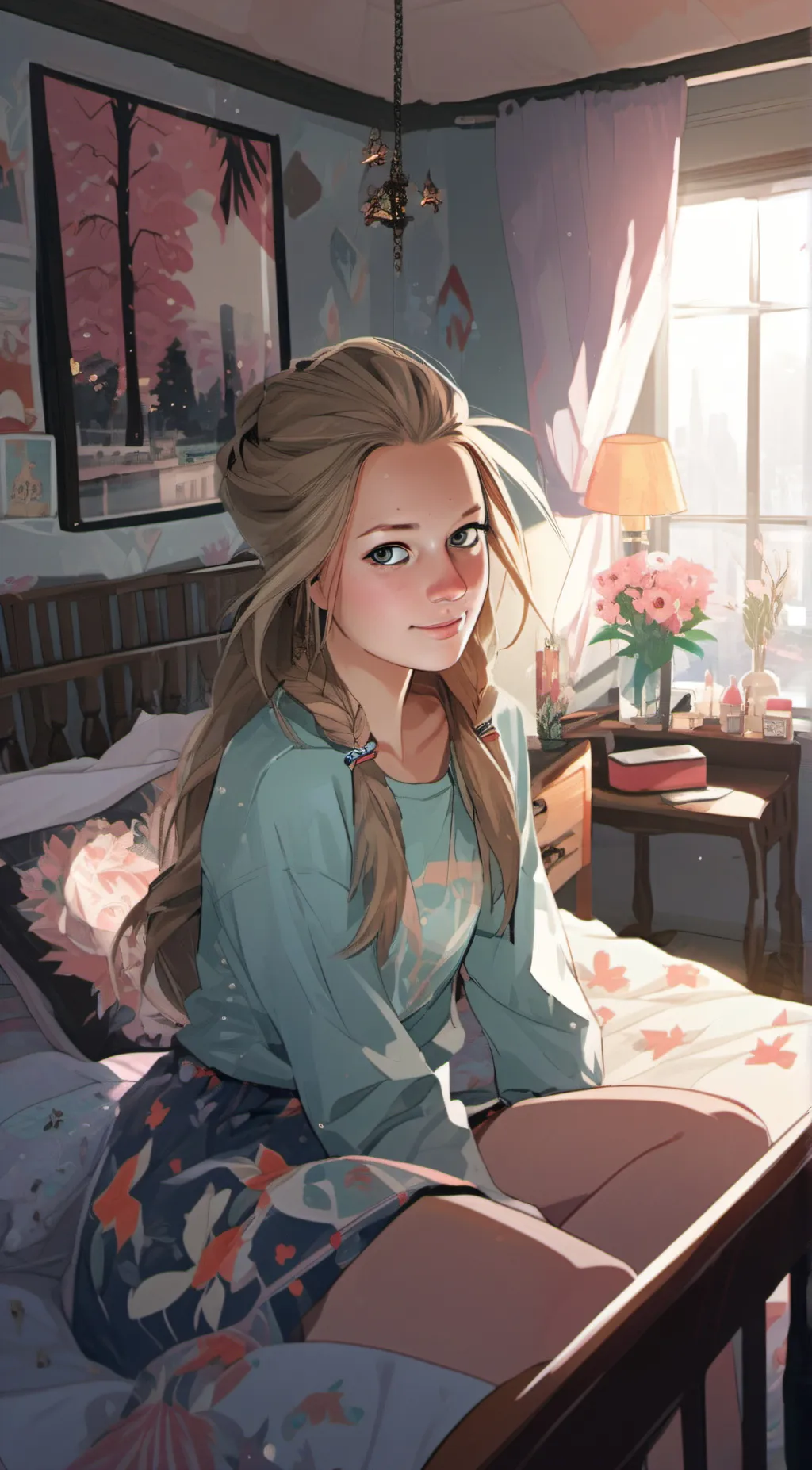 ai character: Evelyn background