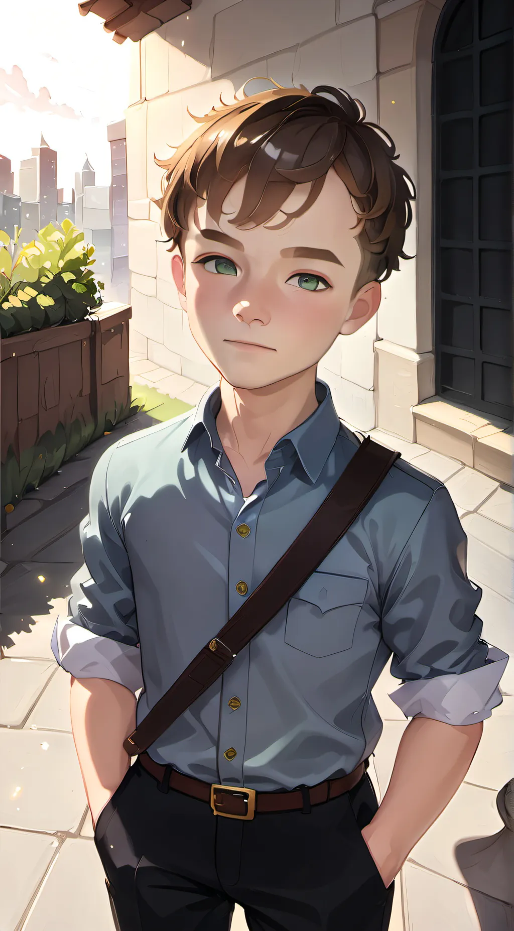 ai character: Sammy background