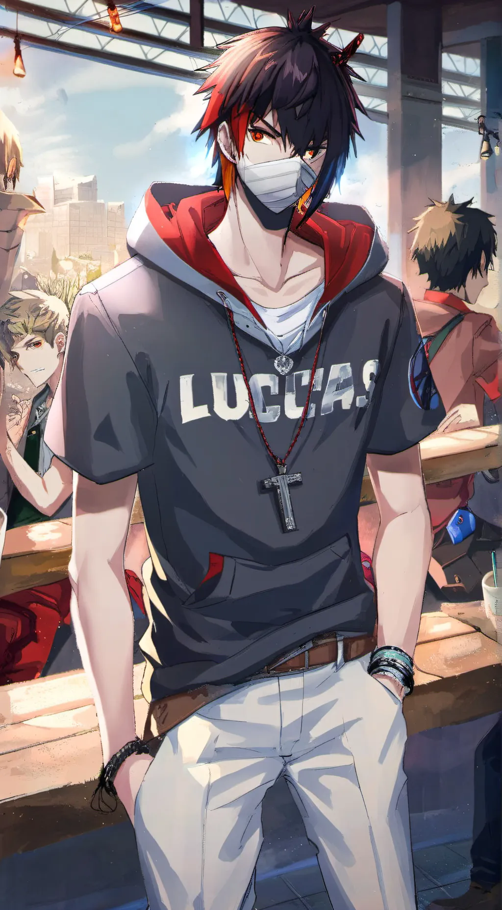 ai character: Lucas background