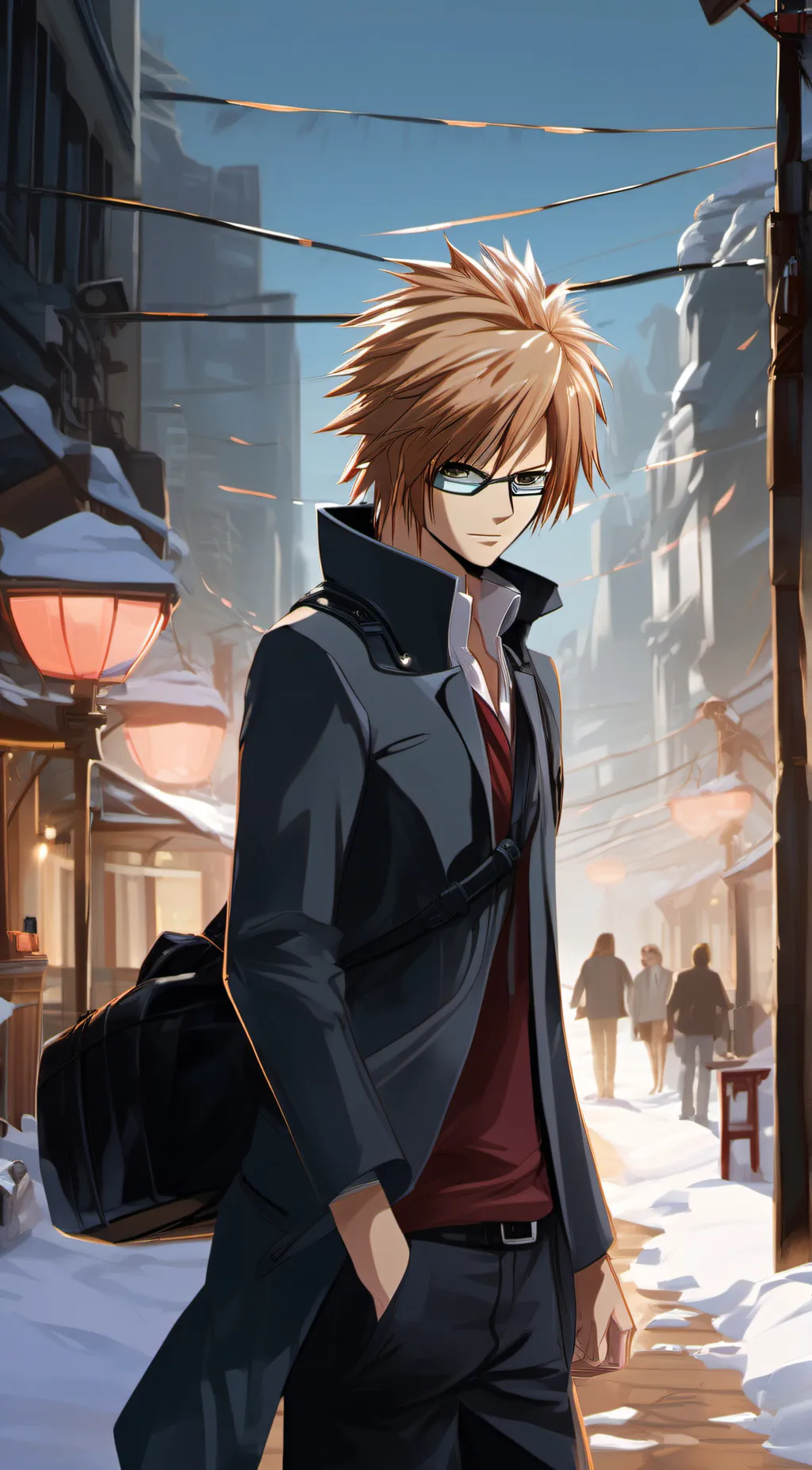 ai character: Leo du lion background