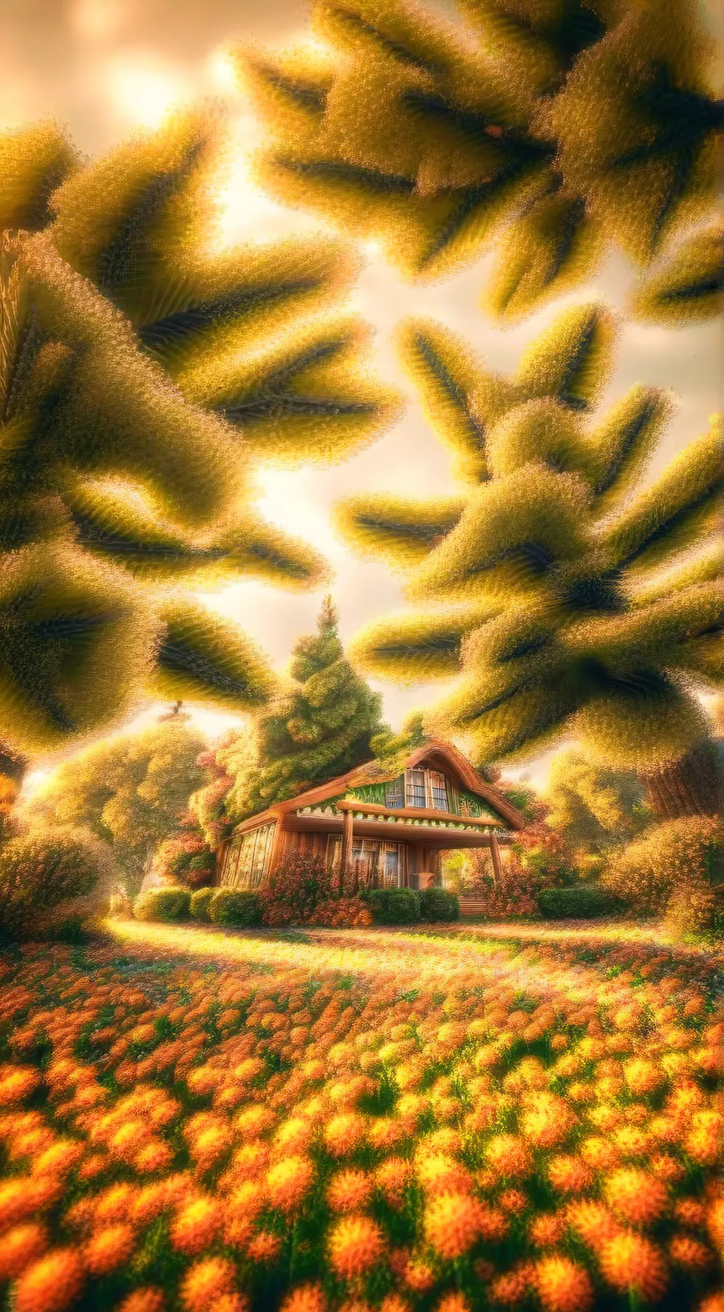 ai character: MHA (Christmas)  background