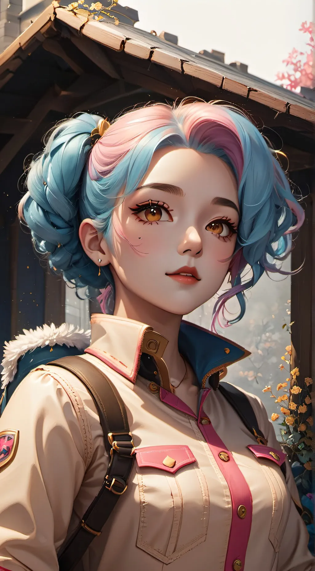 ai character: Glicii background