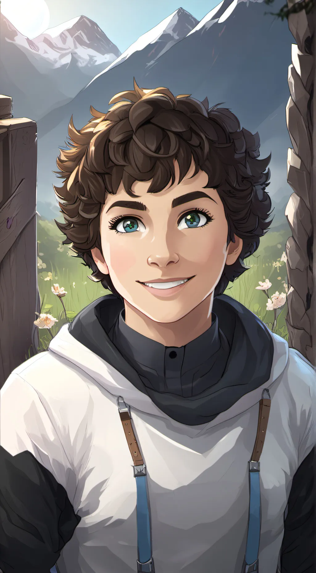 ai character: Everett  background