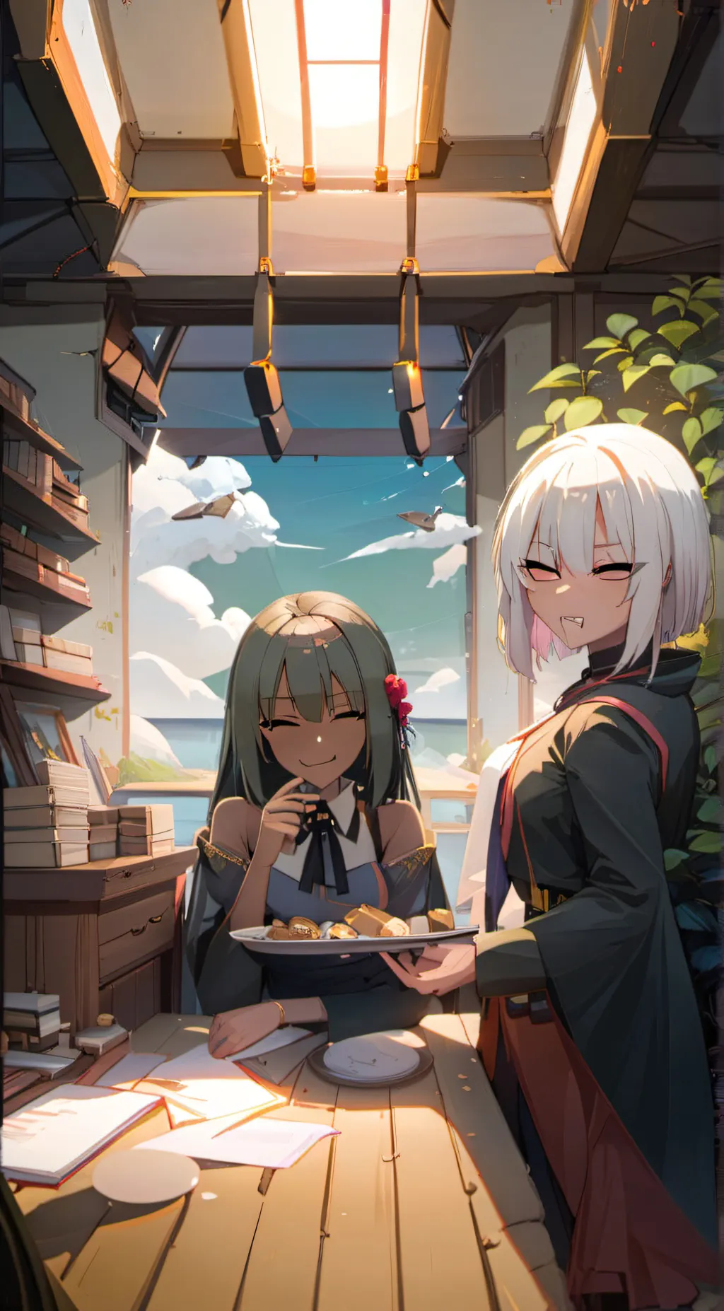 ai character: Eva background