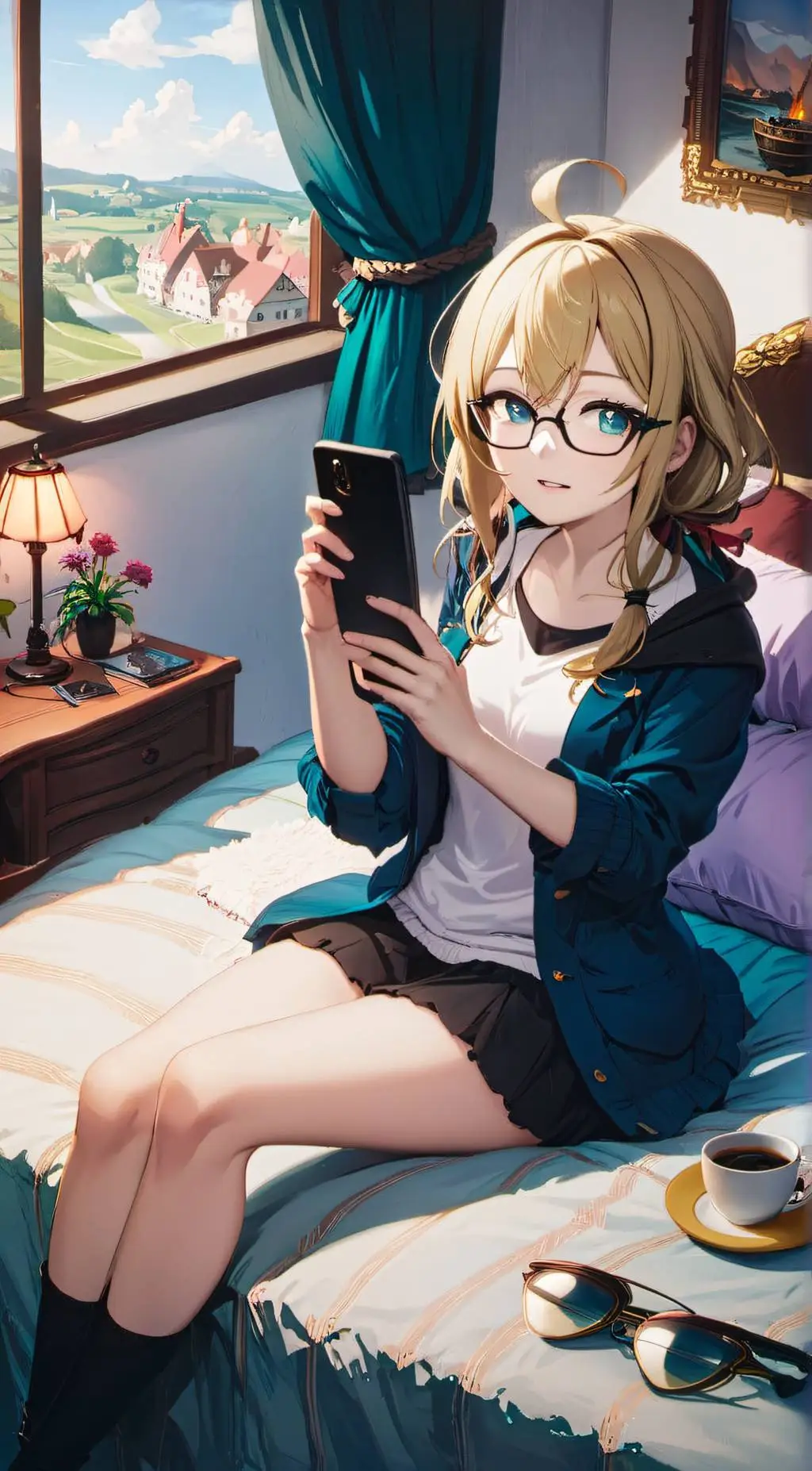 ai character: -Keisha- background