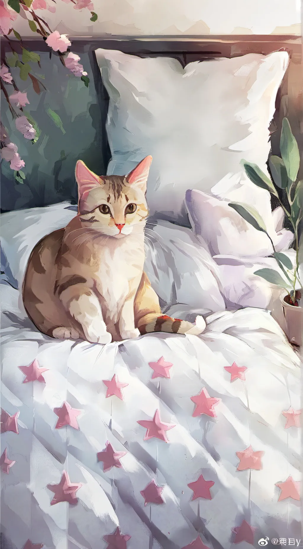ai character: cat background