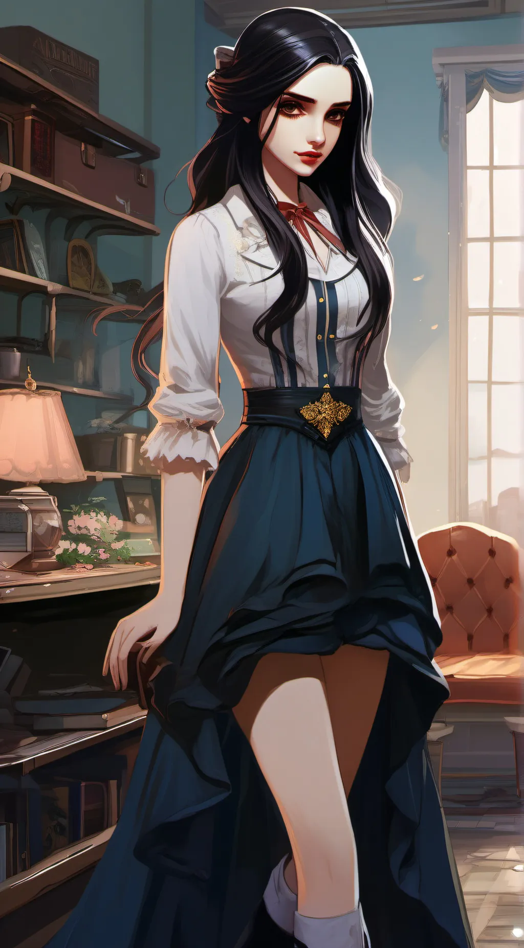 ai character: Lilly background