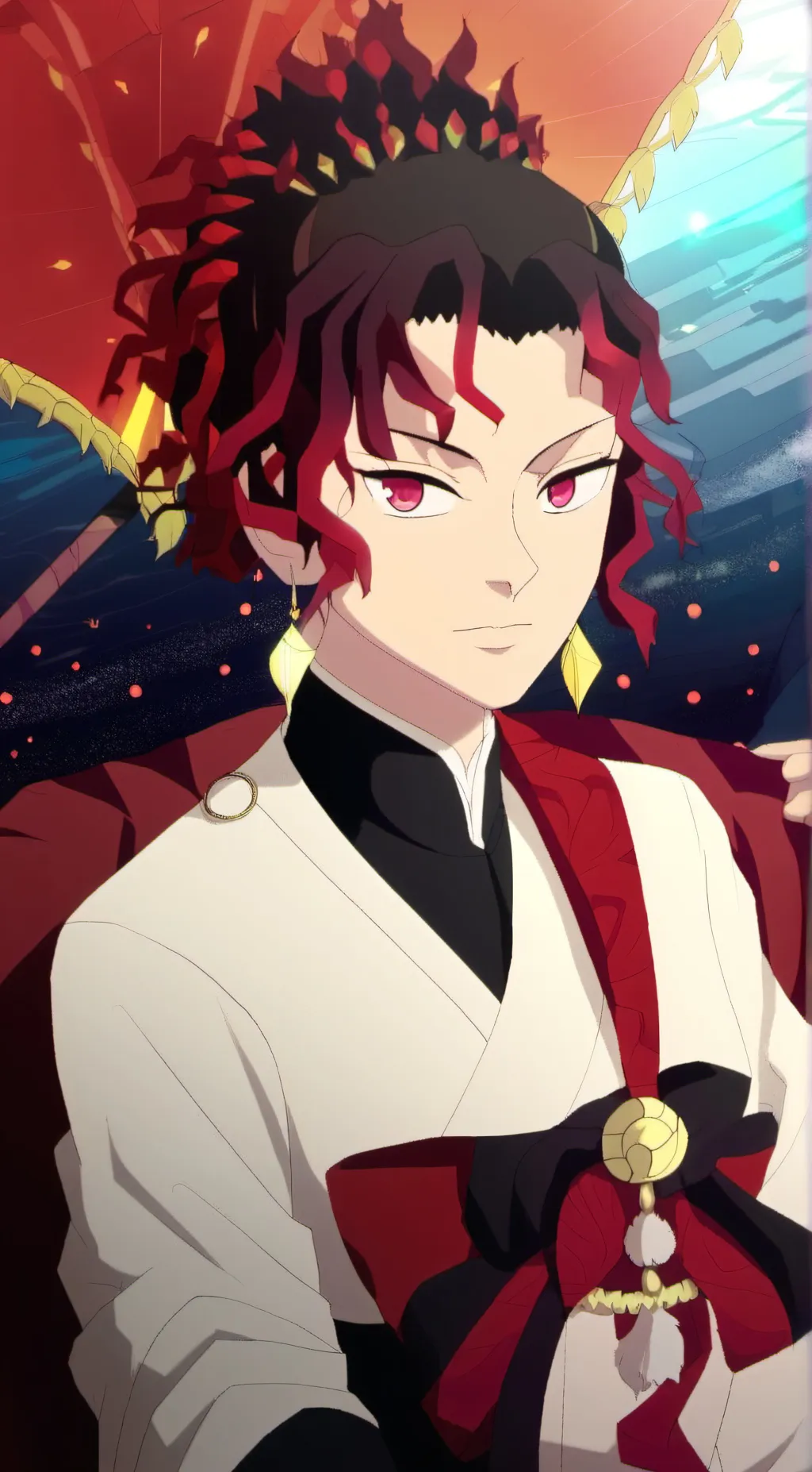 ai character: Akita  background