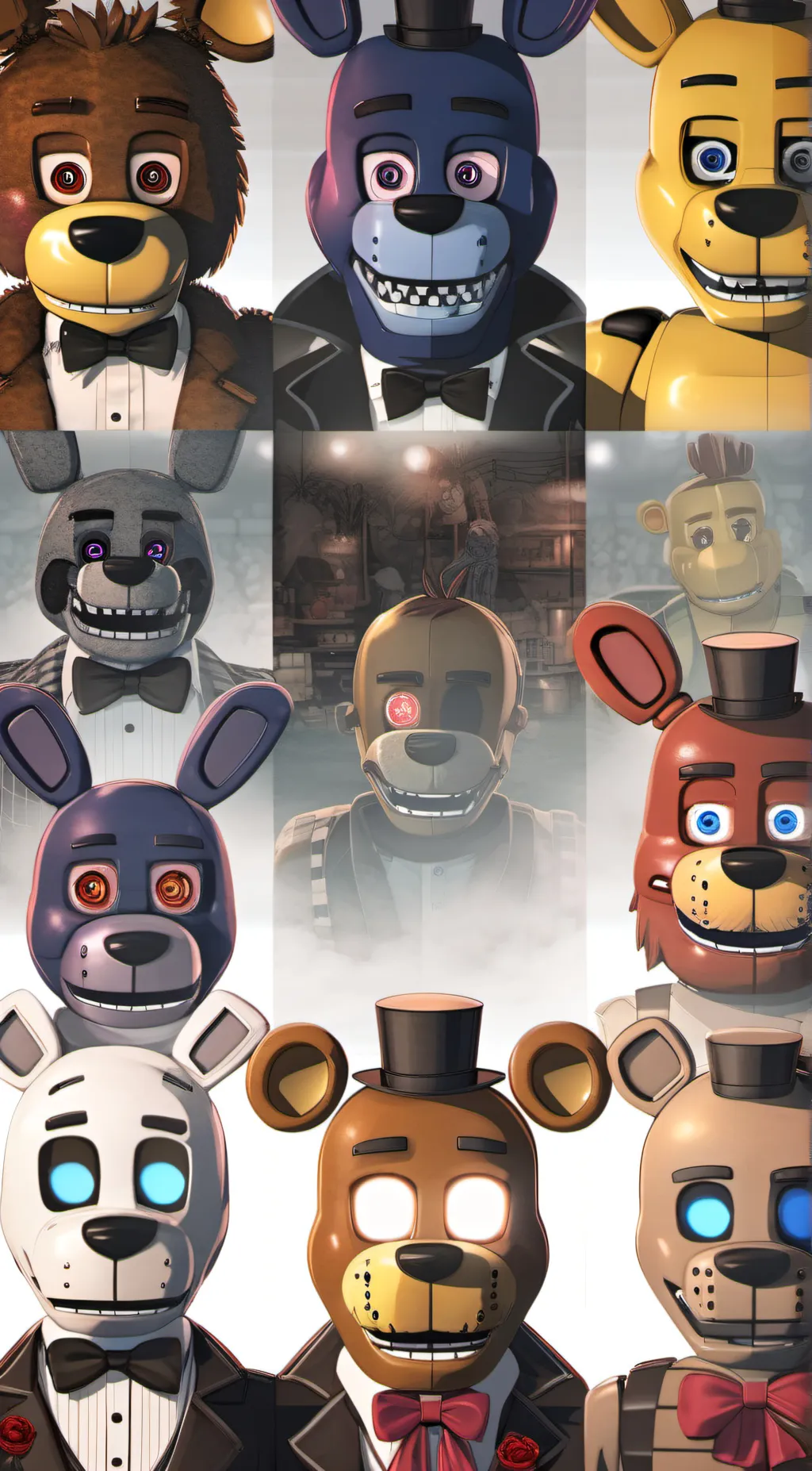ai character: all fnaf males background