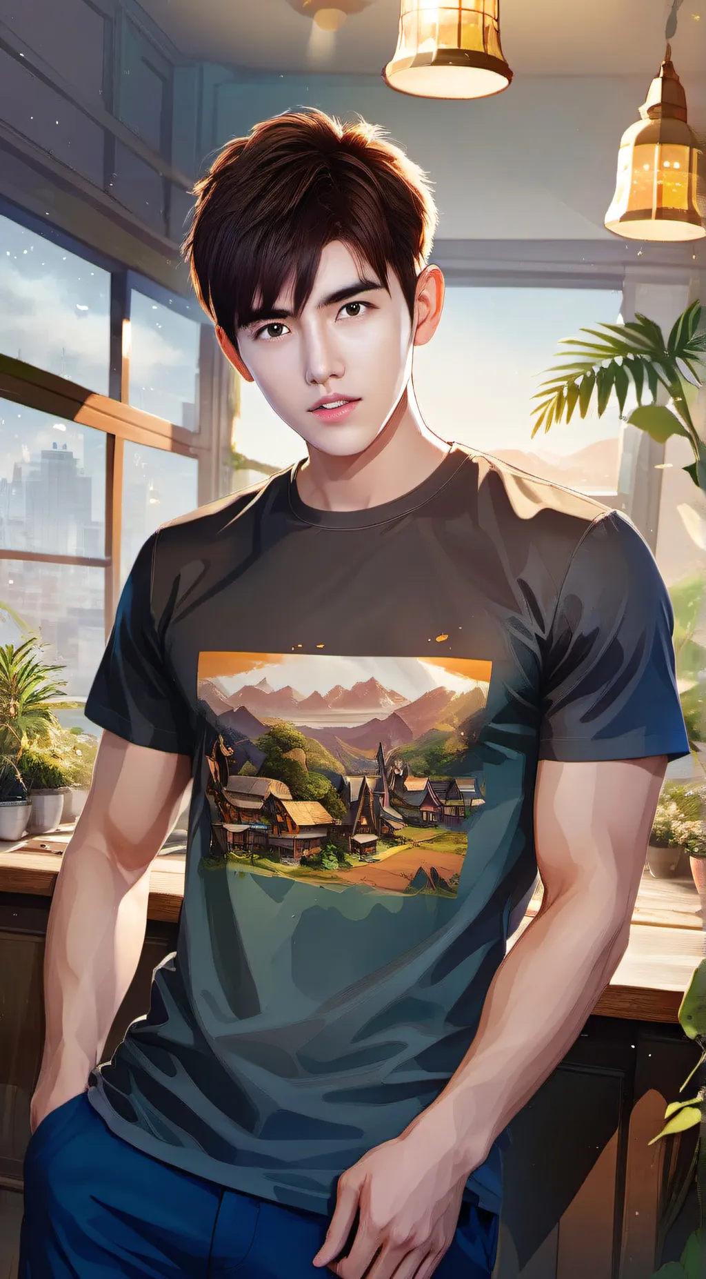 ai character: Arthur background