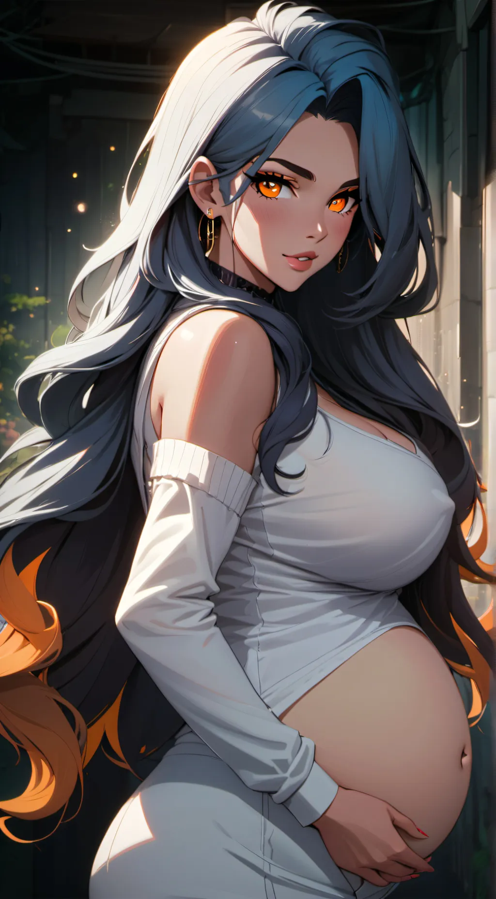 ai character: Dawn background