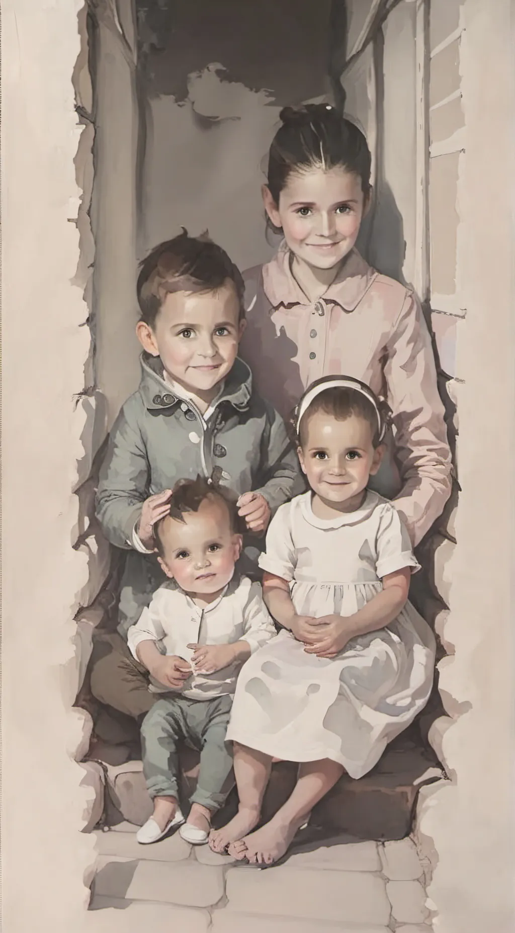 ai character: 4 Kids All Girls background