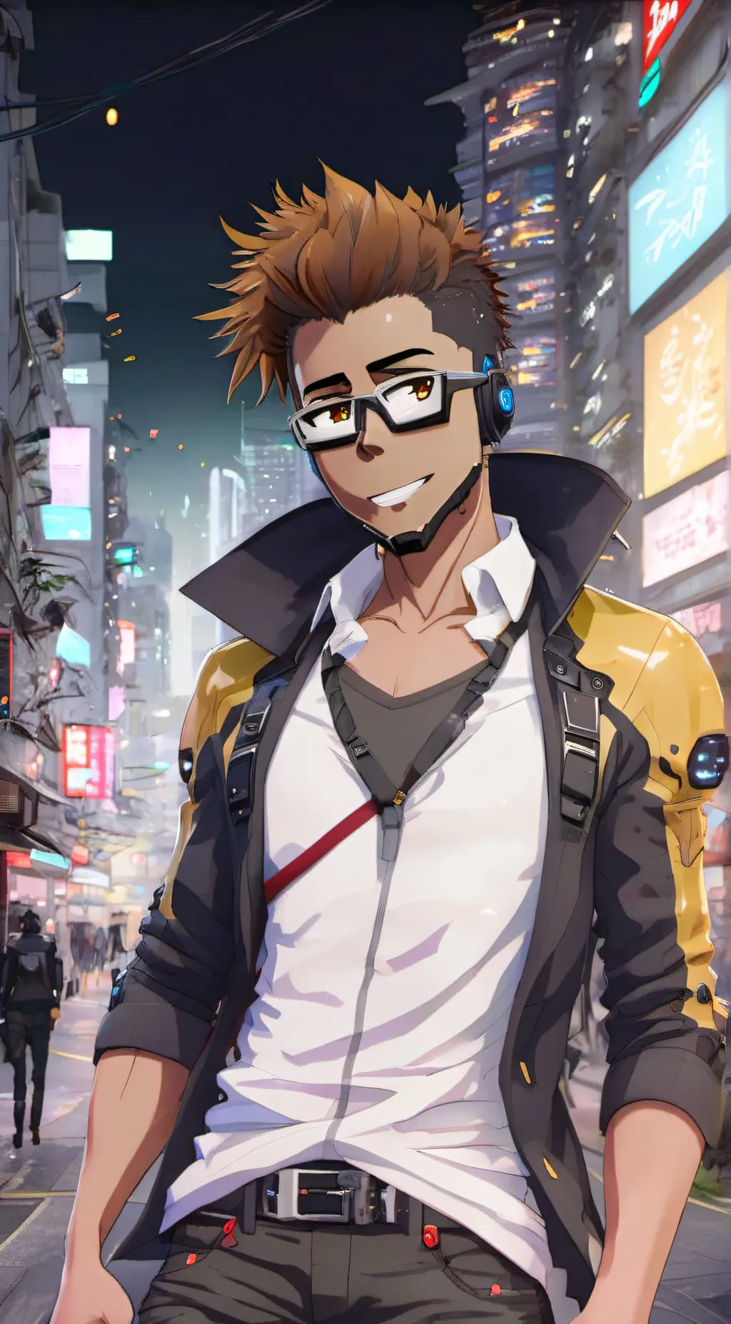 ai character: Leo background