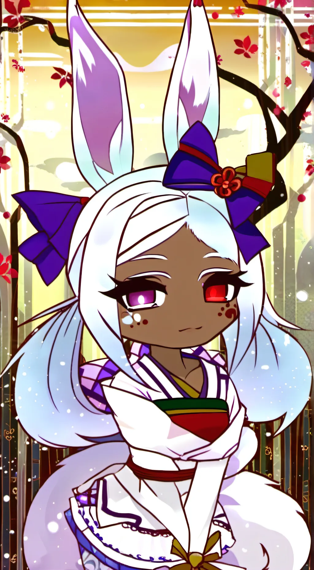 ai character: Chiyo Sakura background