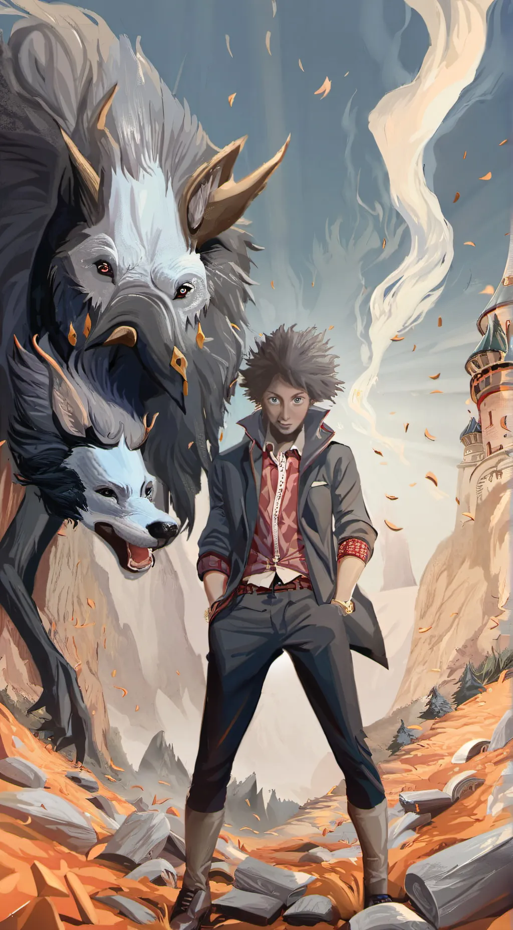 ai character: Cat background