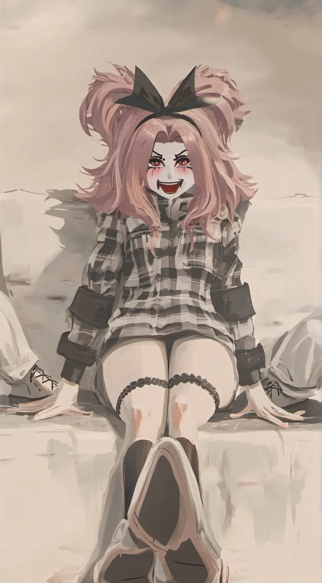 ai character: ur girlfriend background