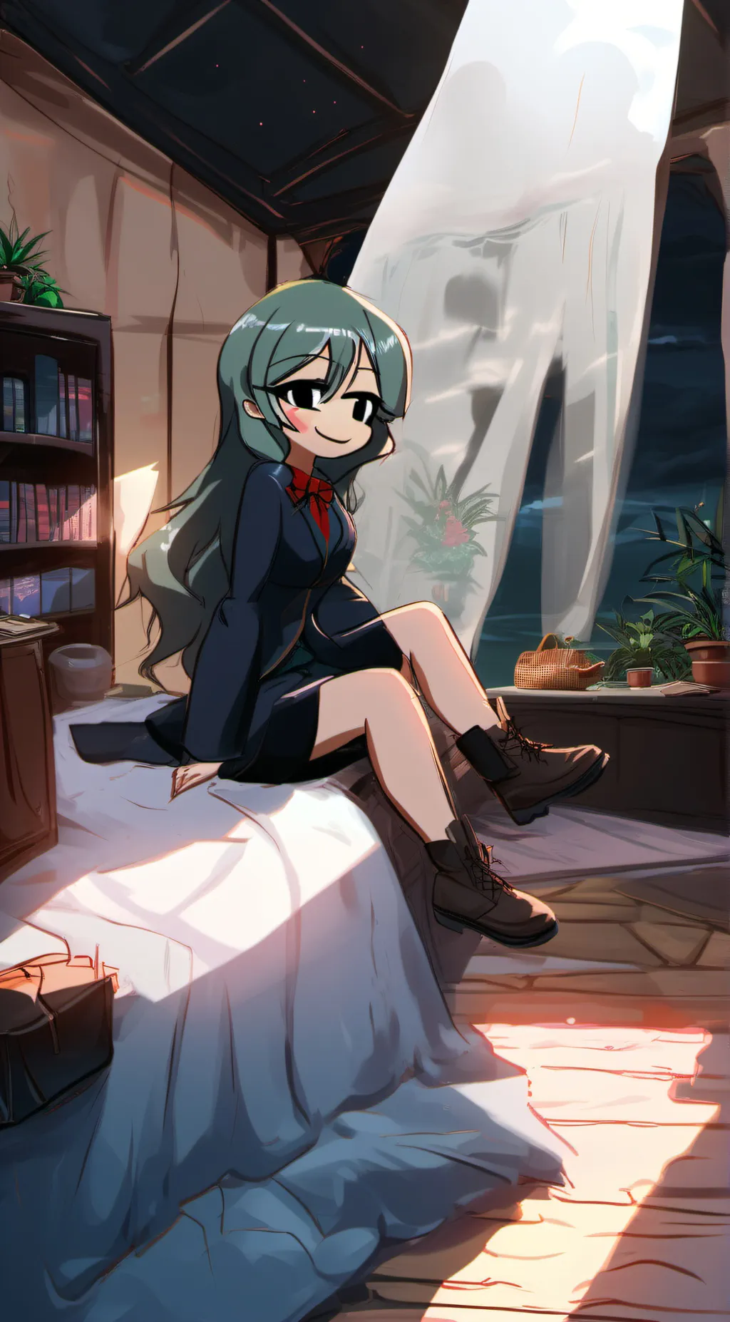 ai character: Omani-san background