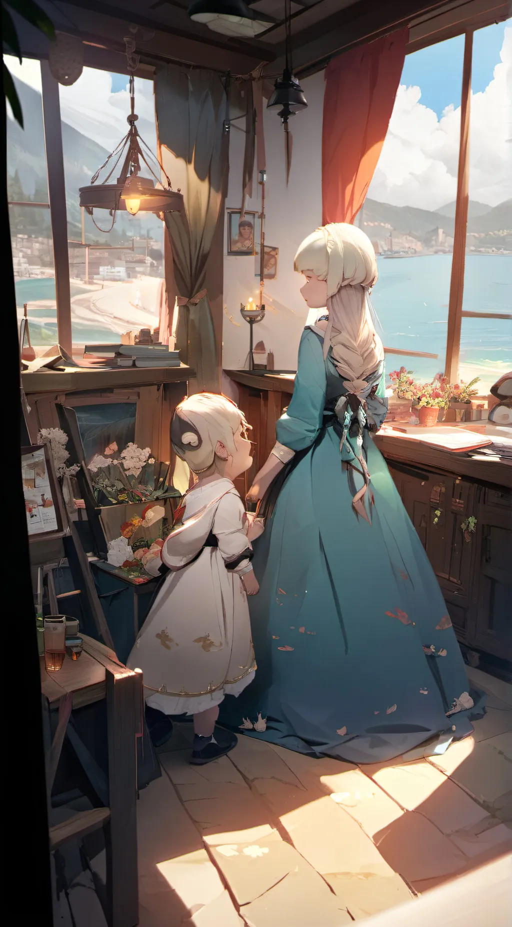 ai character: Kayla and Kenny🤪 background