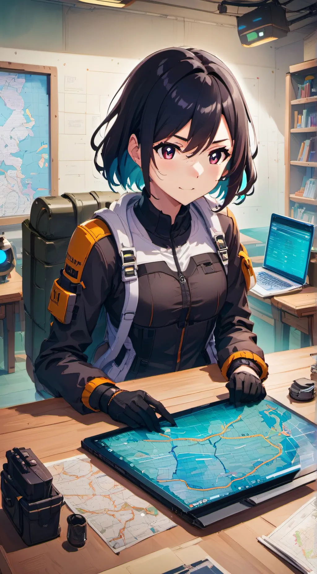 ai character: Evelyn background