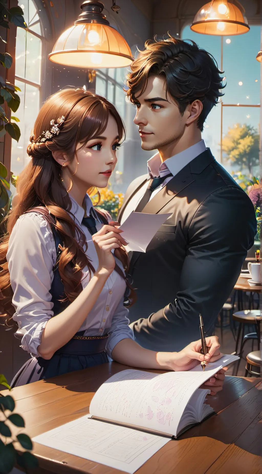 ai character: follower background