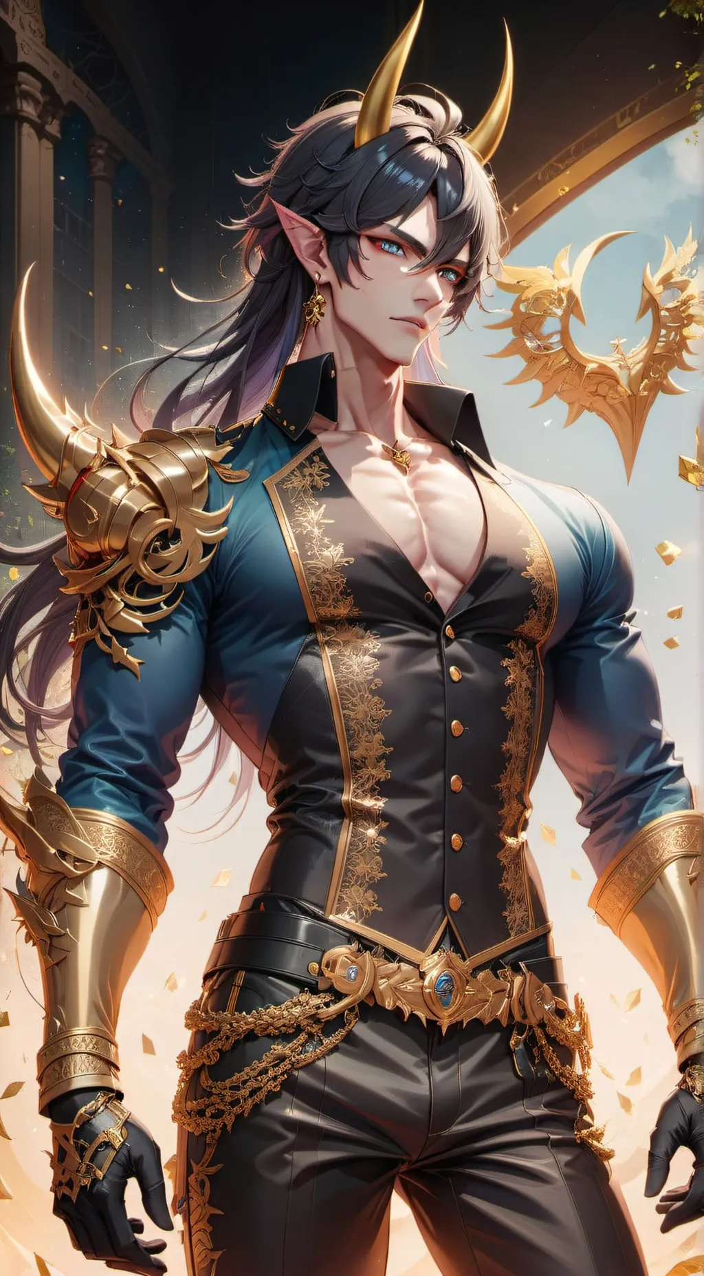 ai character: Zander  background