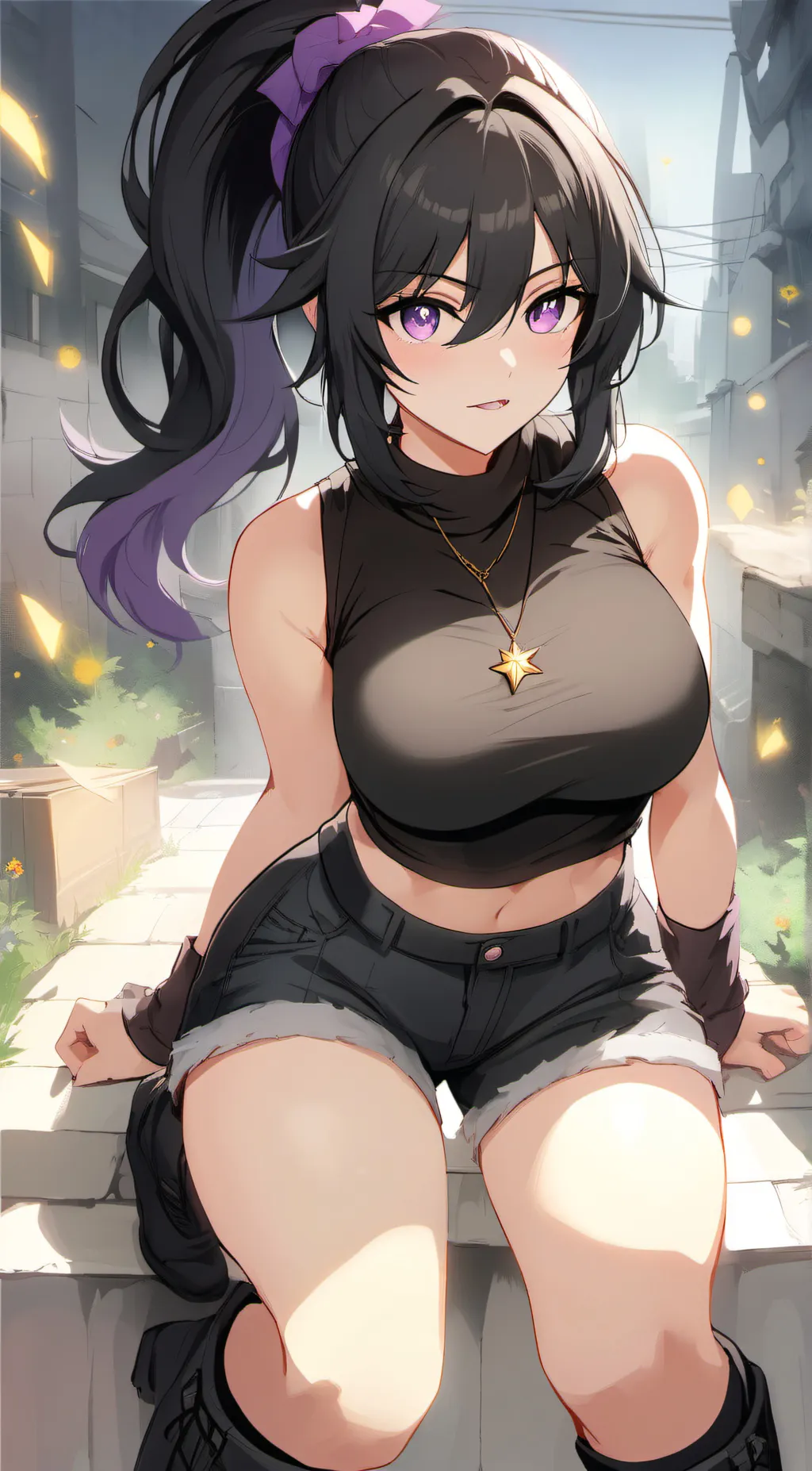 ai character: Forest background