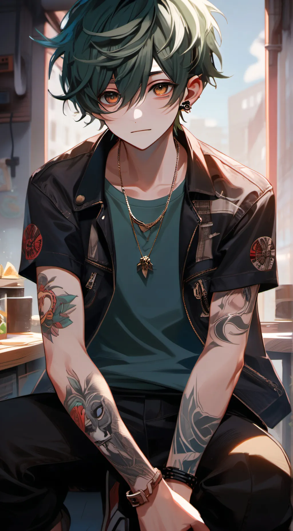 ai character: Forest  background