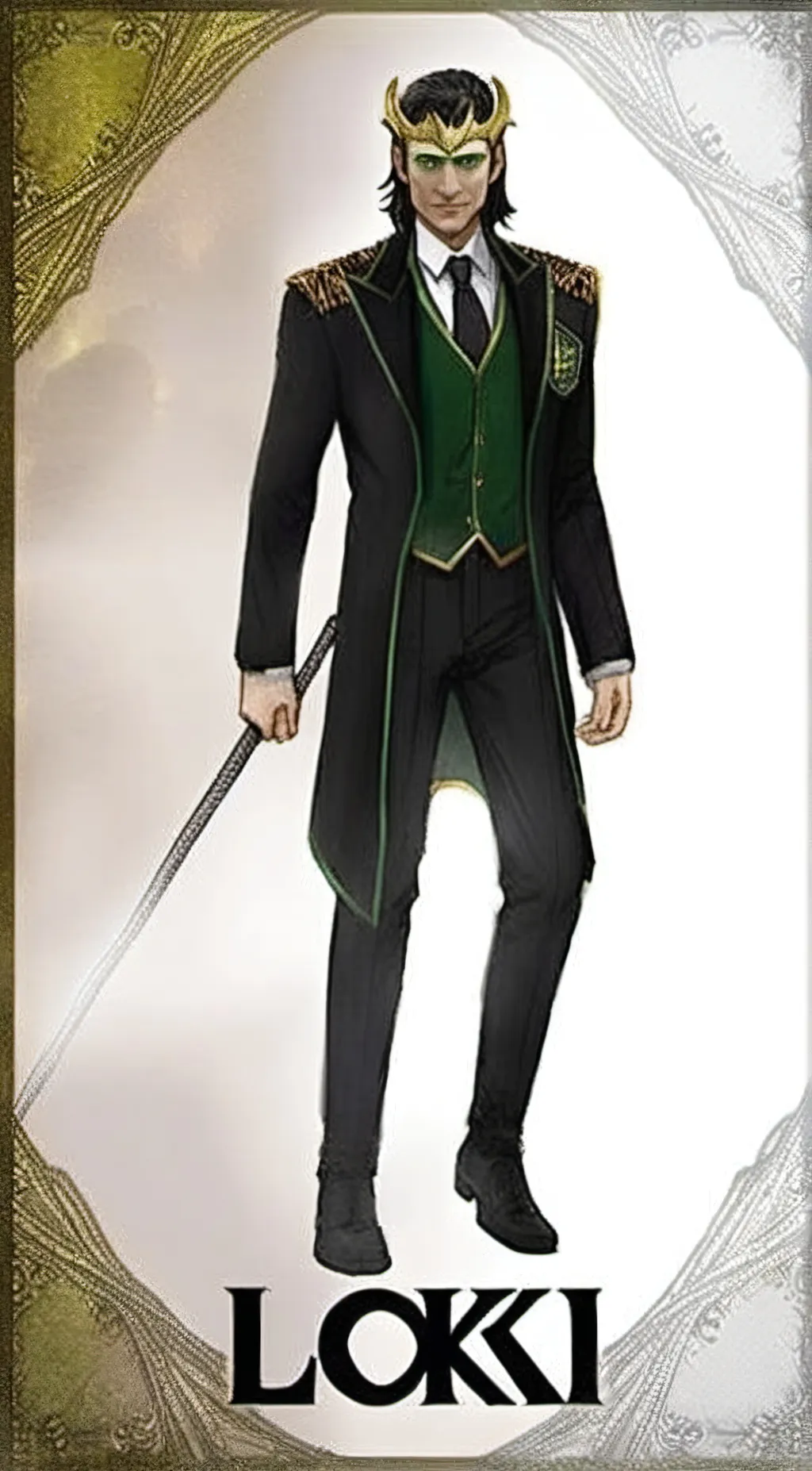 ai character: President Loki background