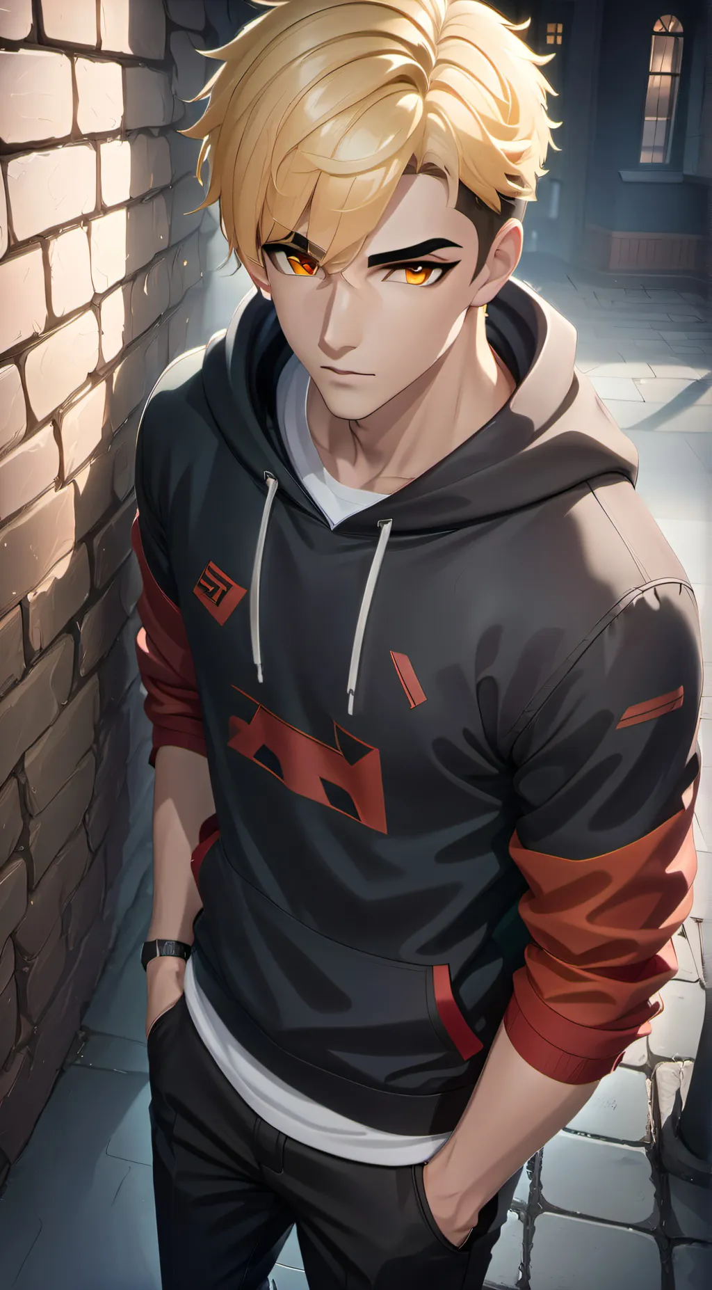 ai character: Damien background