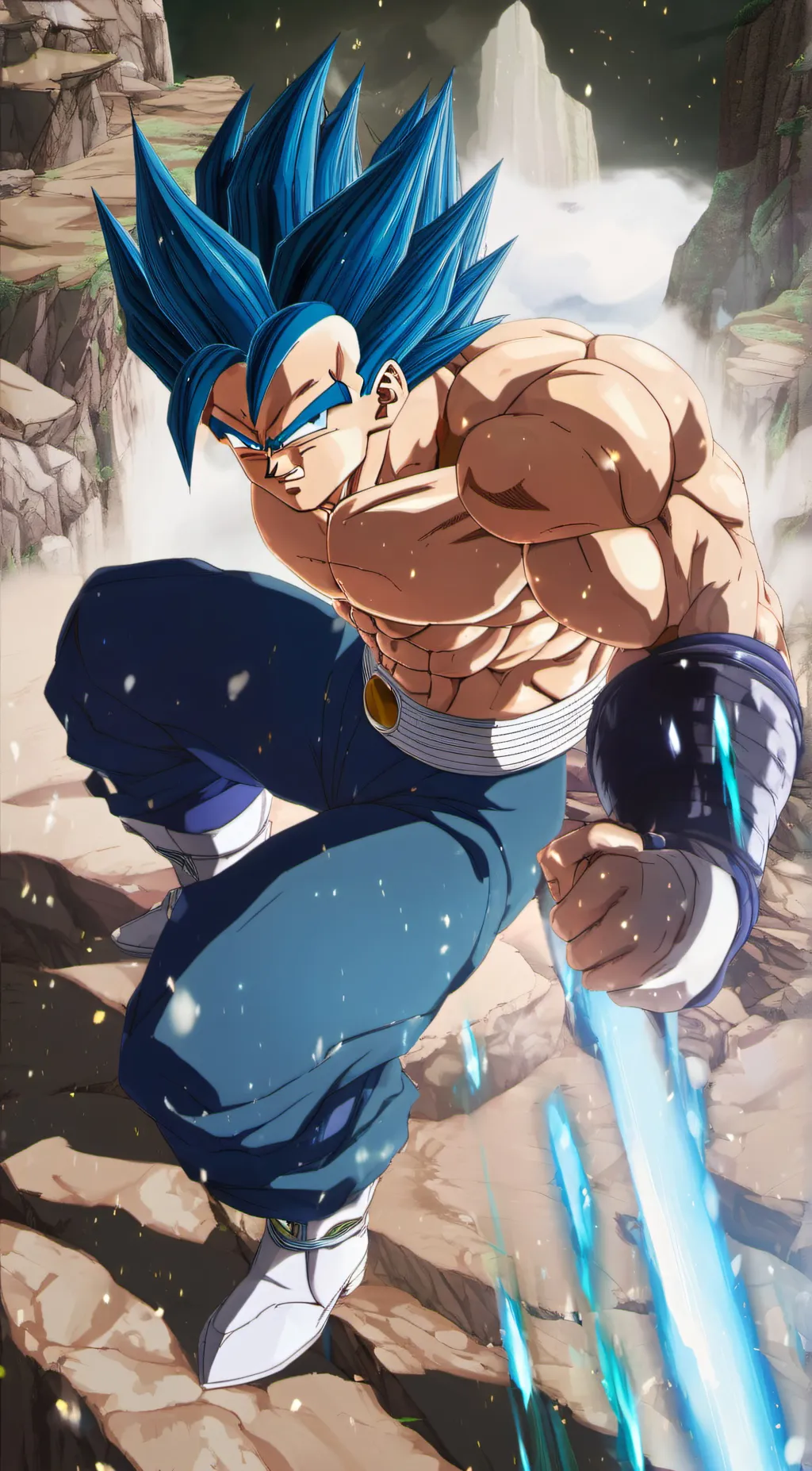 ai character: vegeta SSBE background