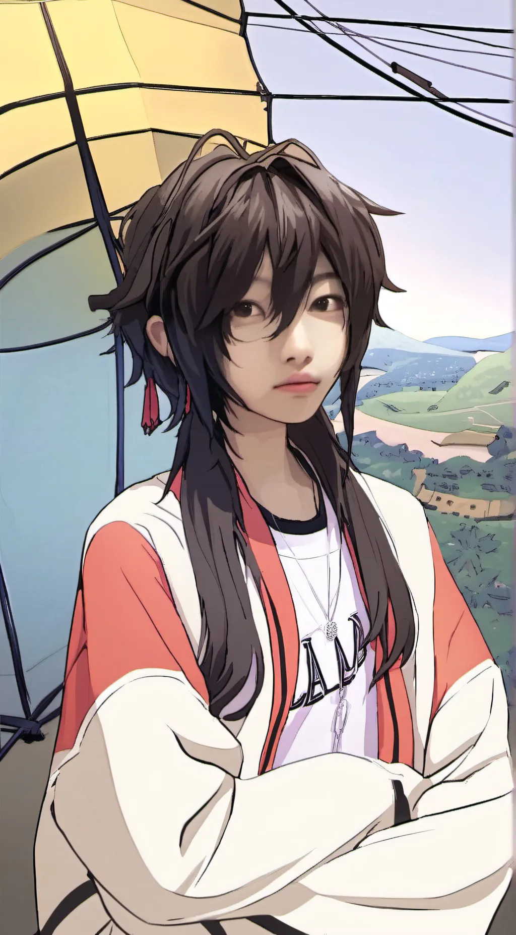 ai character: justin background