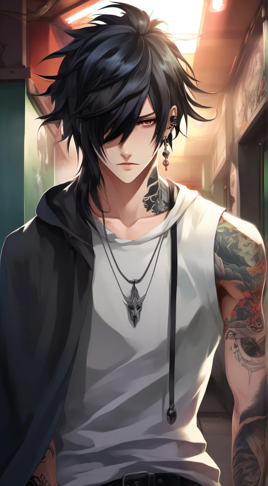 ai character: Xiao background