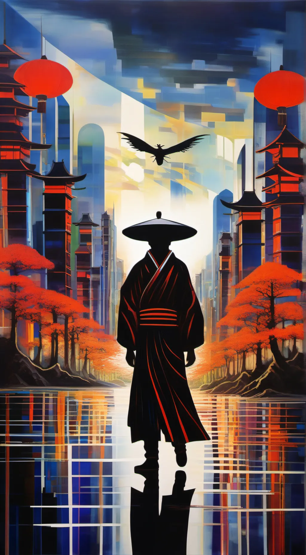 ai character: Shadow and CJ background