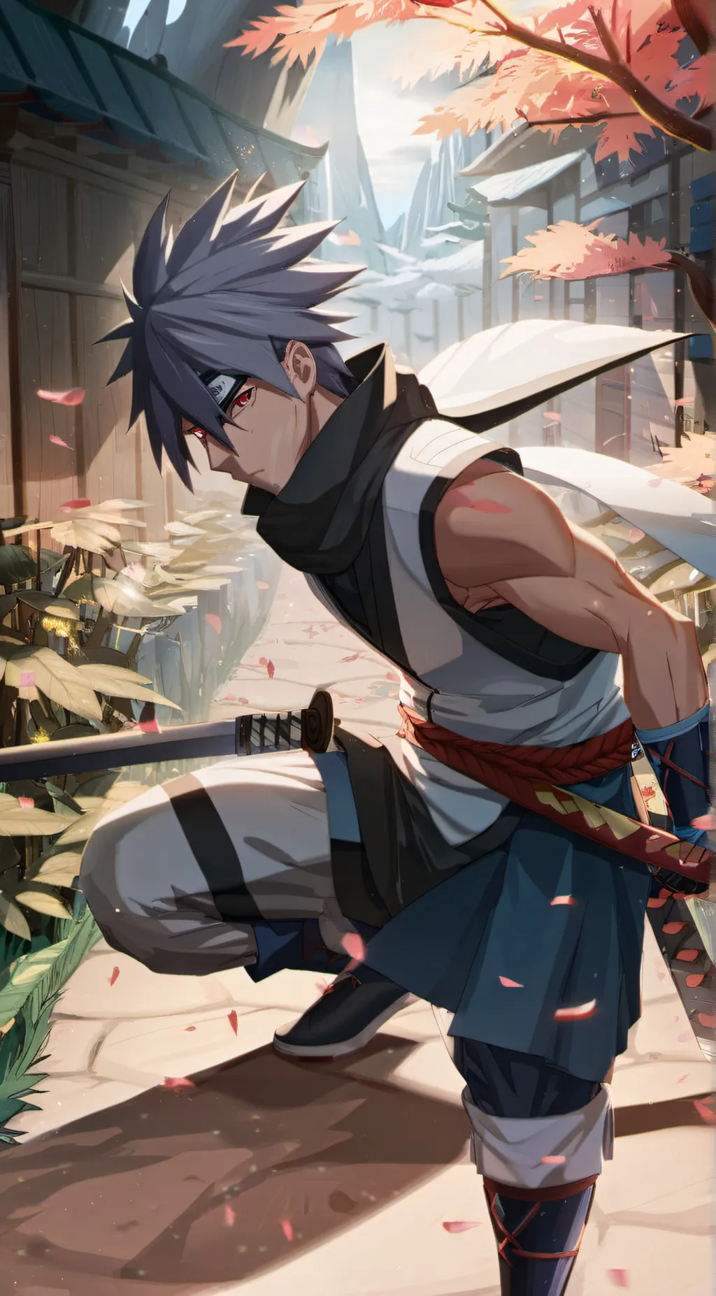 ai character: Kakashi hatake  background