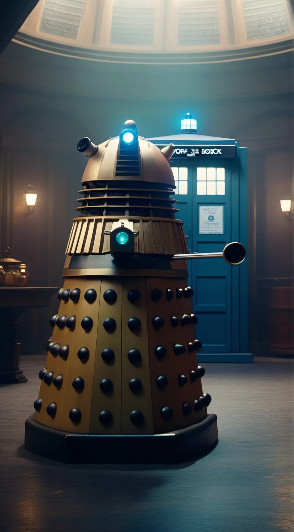 ai character: Dalek background