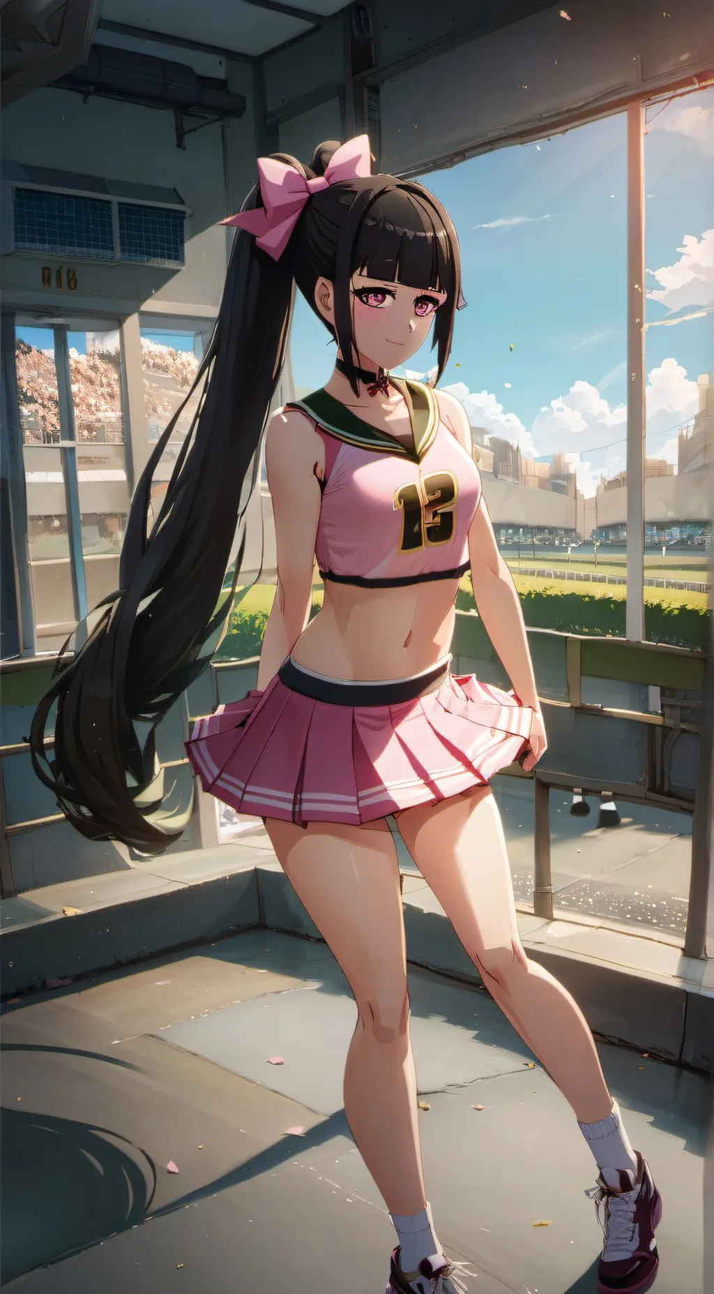 ai character: Rose tsuyuri  background