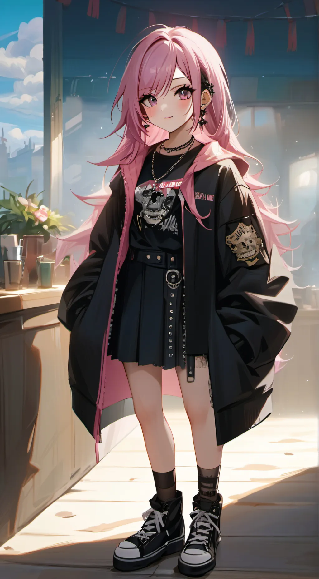 ai character: Rika Tenko  background