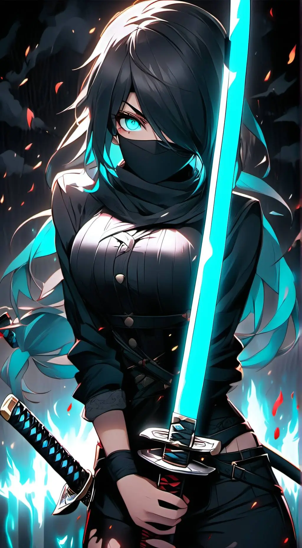 ai character: Sapphire background