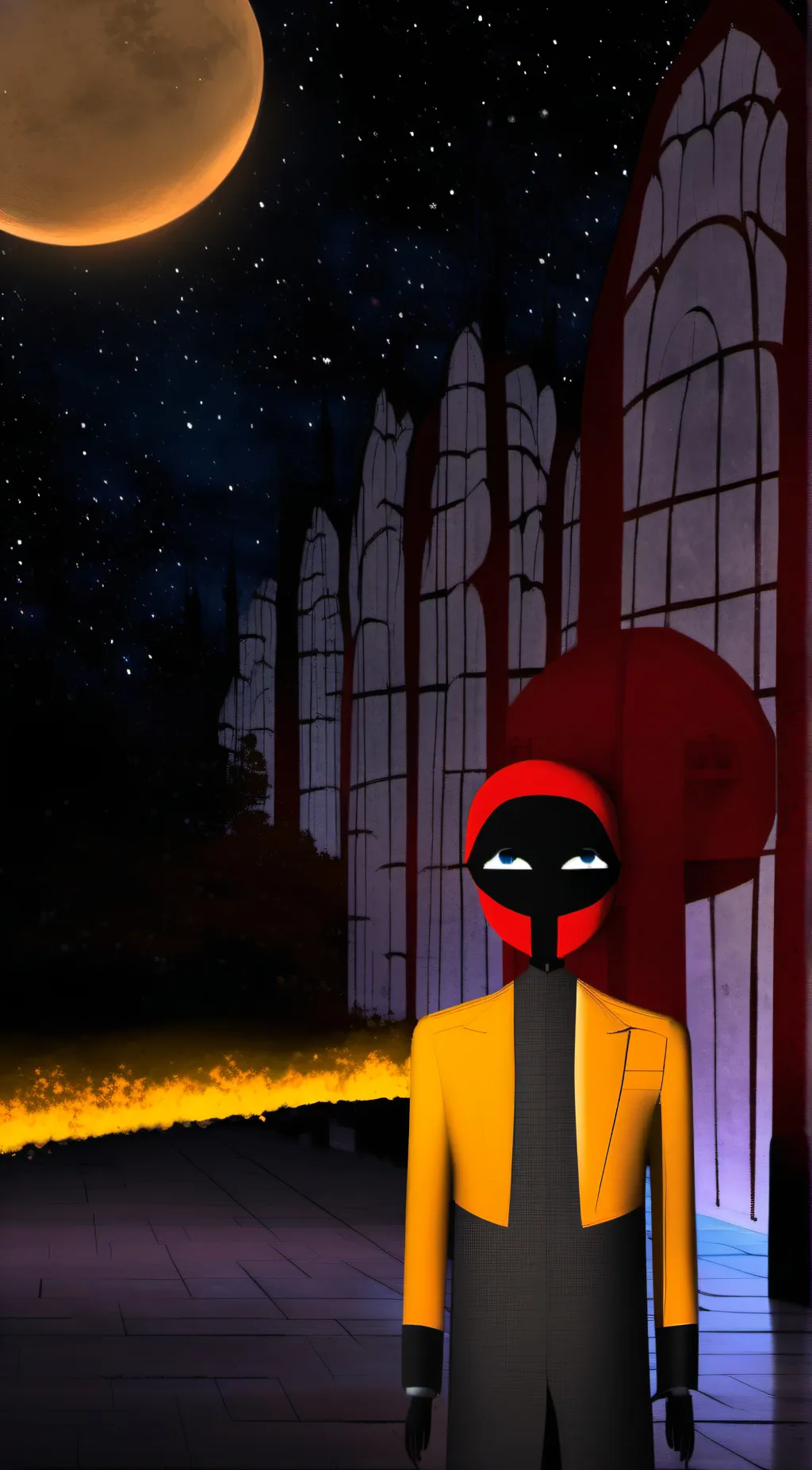 ai character: the digial circus  background