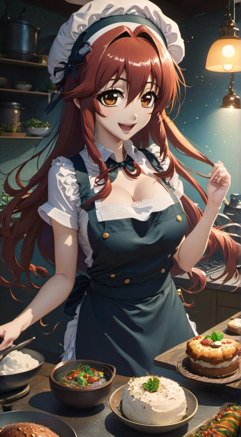 ai character: Chef Bonnibel background