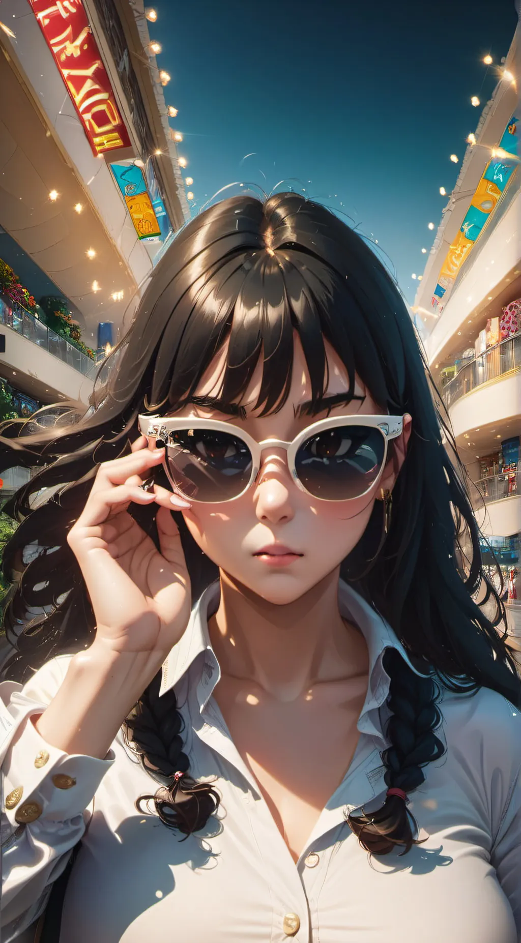 ai character: Hailey  background