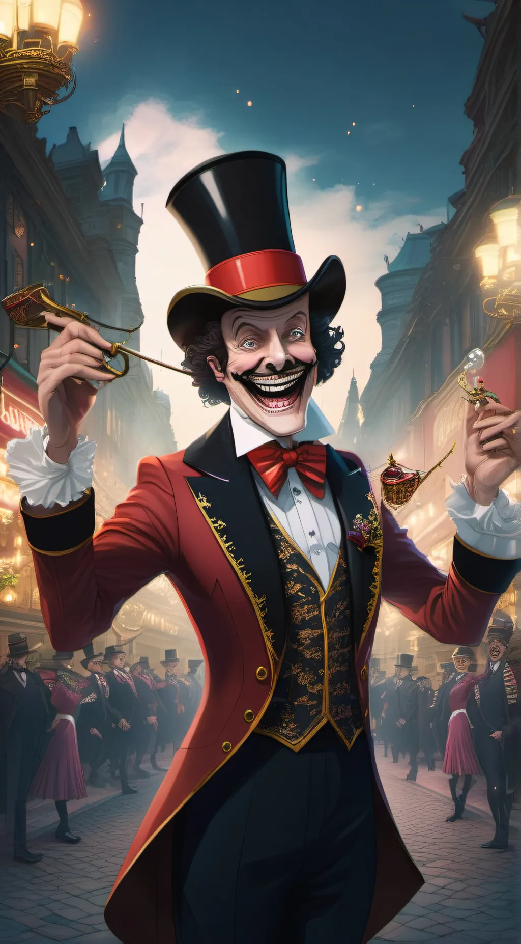 ai character: Caine background