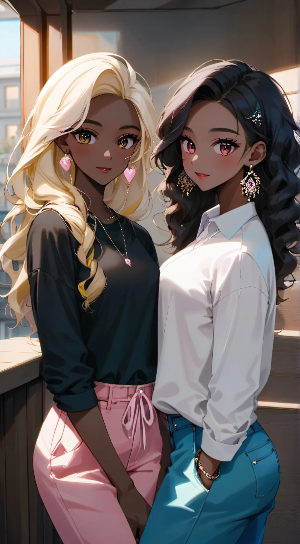 ai character: the two roommates  background