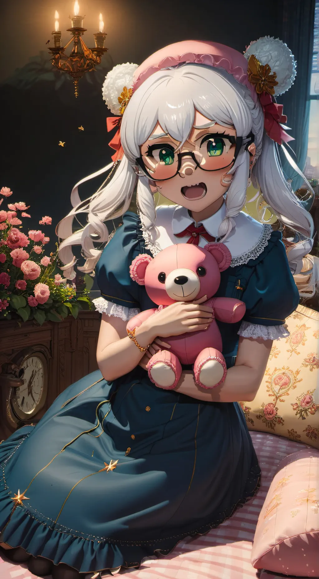 ai character: ms ann &teddy background