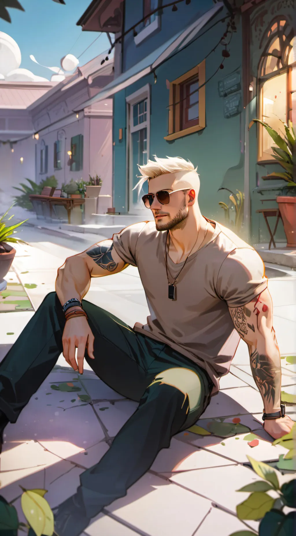 ai character: Matt background