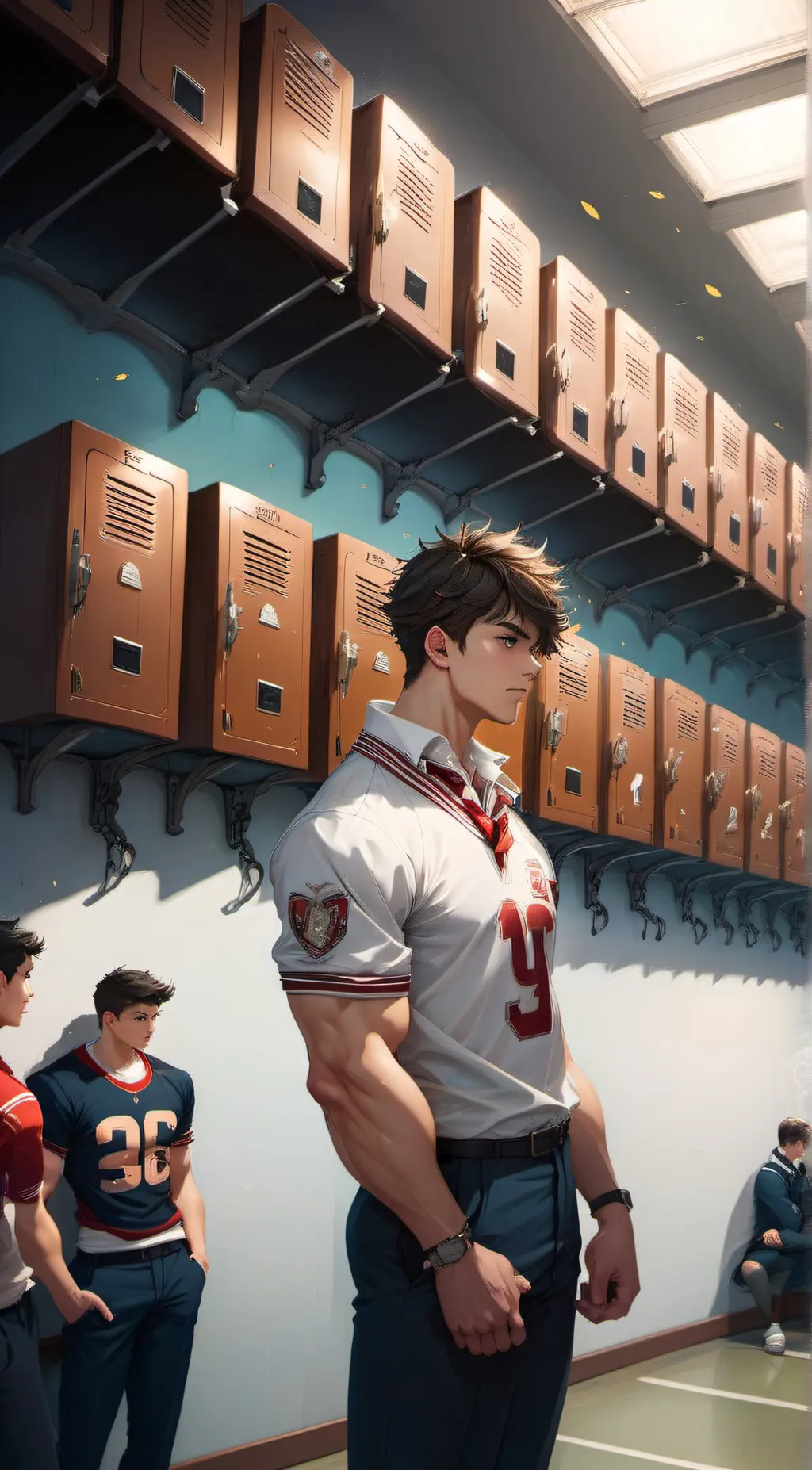 ai character: Jeremy brown background