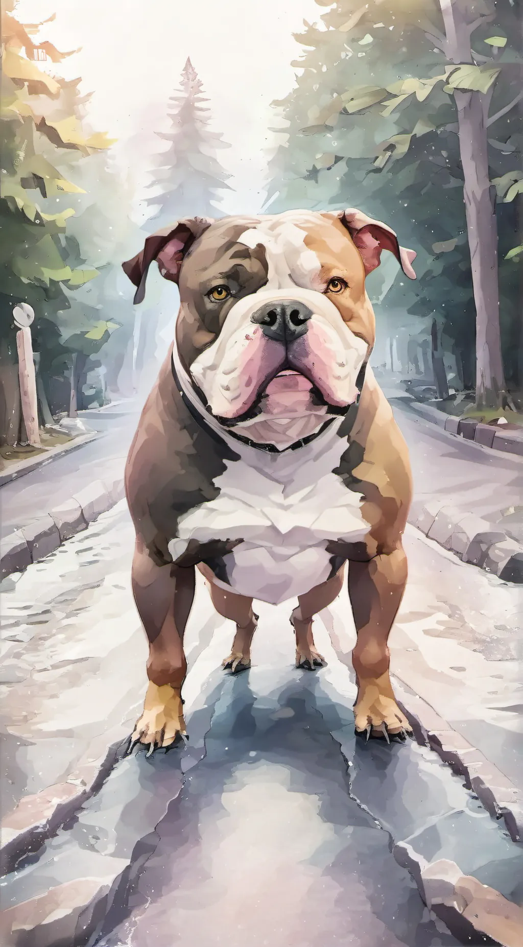 ai character: Sun background