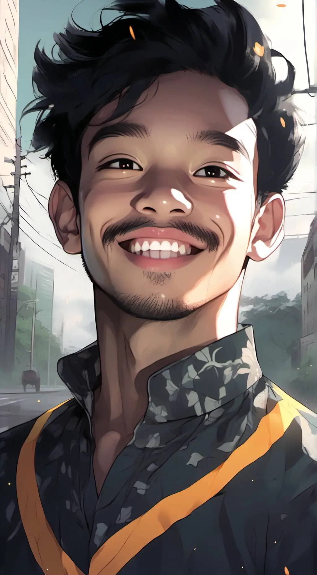 ai character: kaden  background