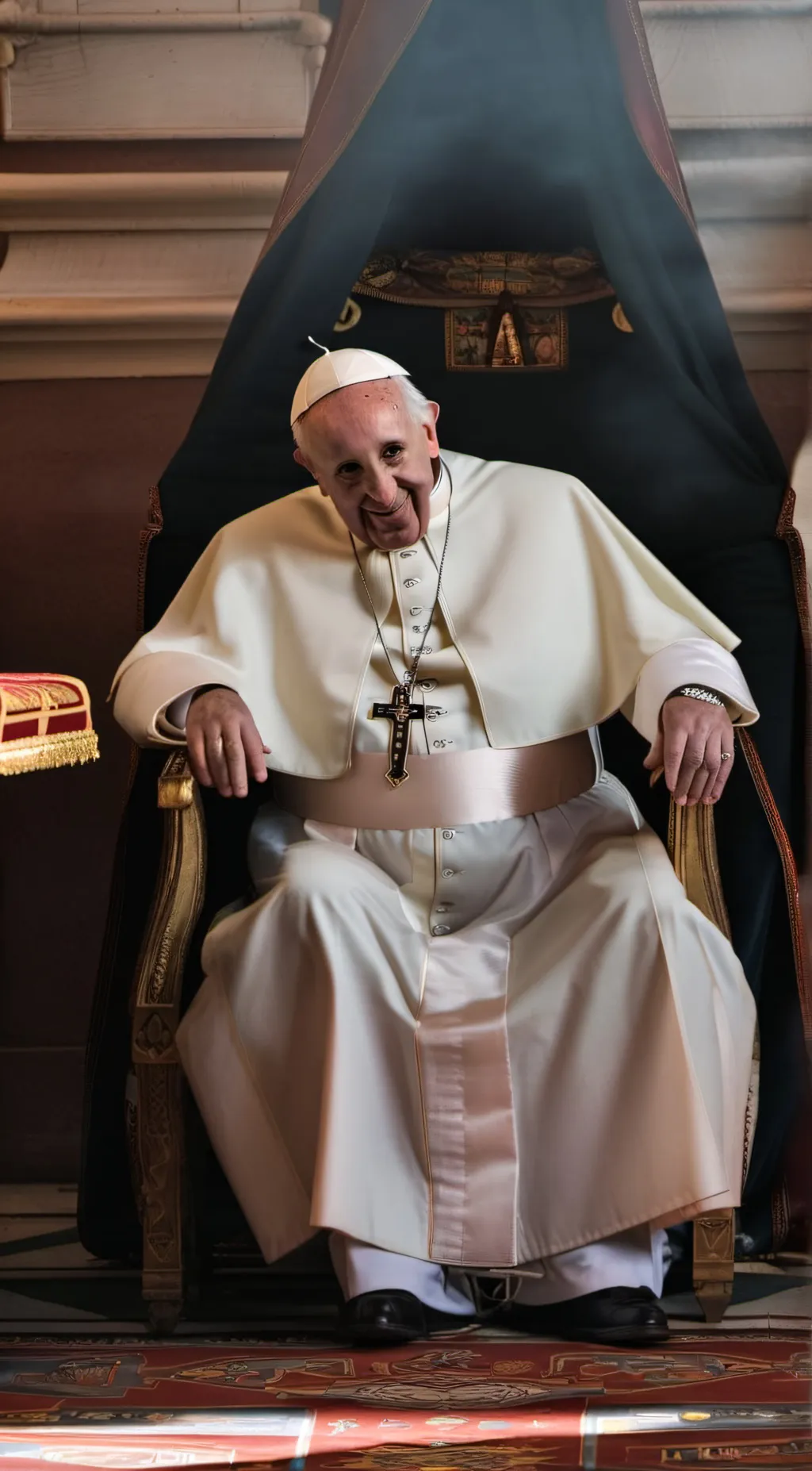 ai character: the pope background