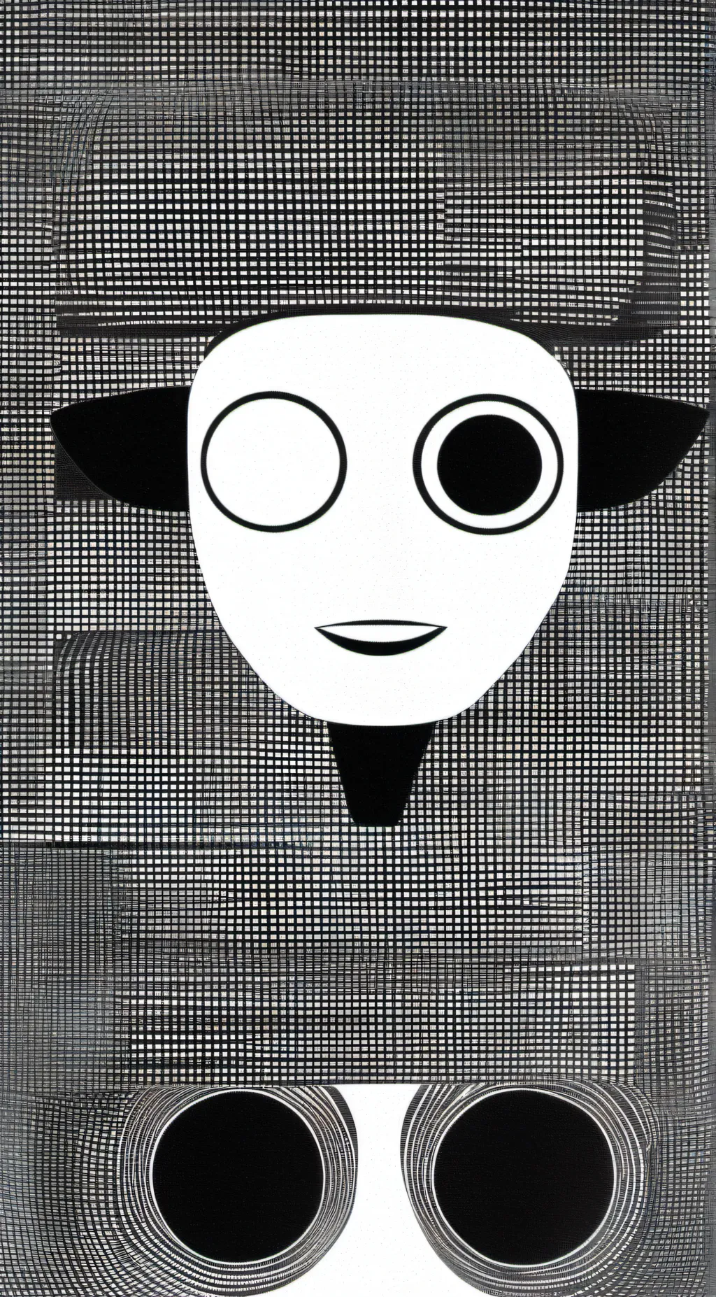 ai character: Glitch Roaster background